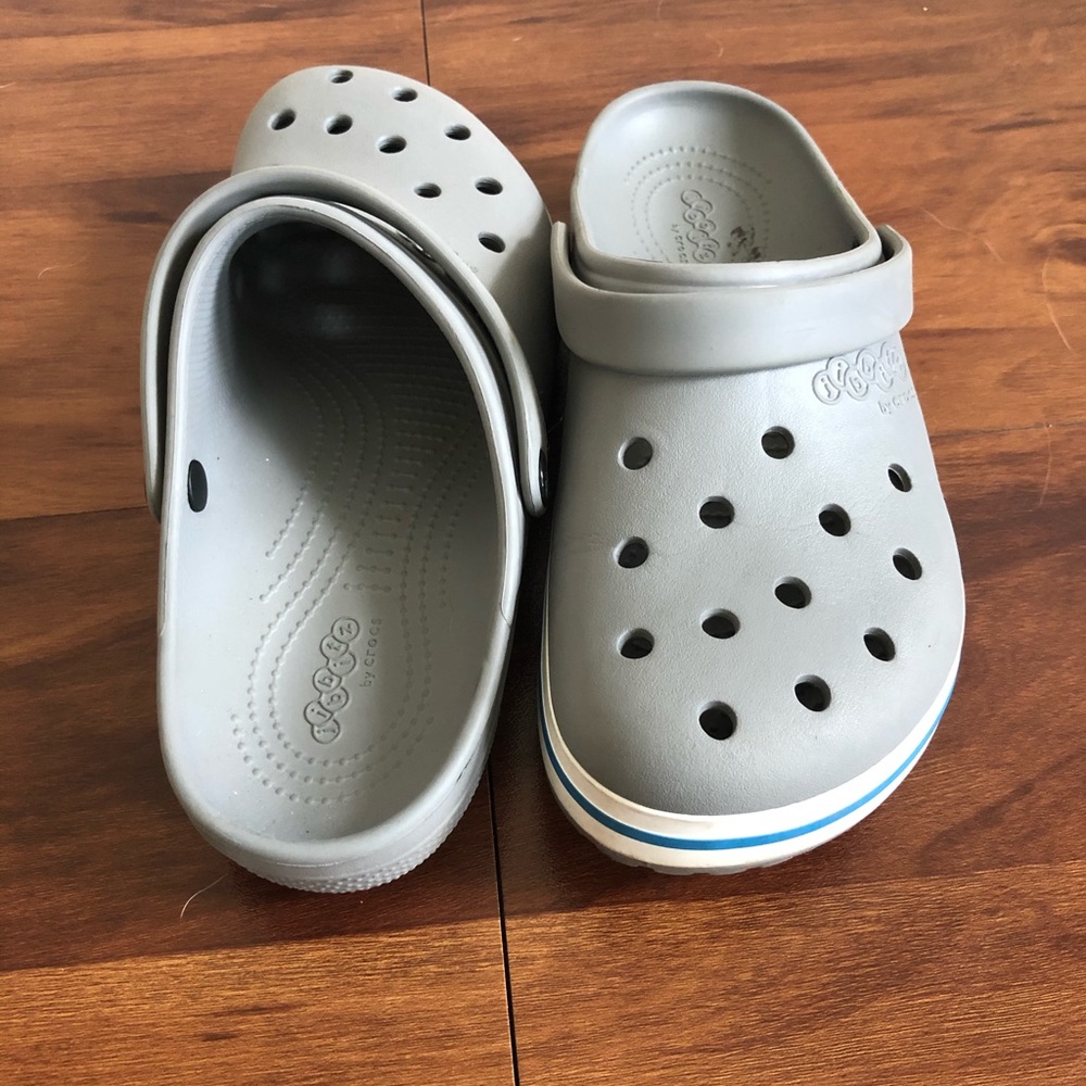 Grey Crocs
